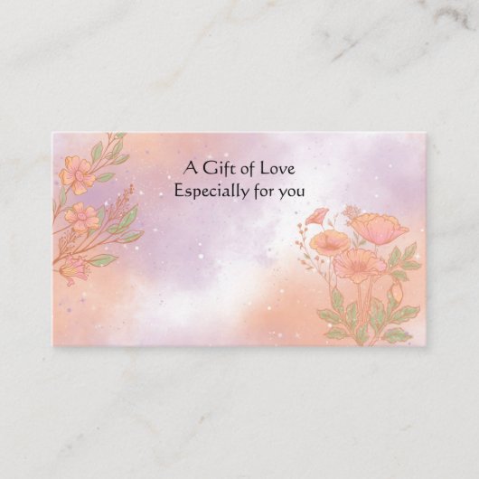 Vloeiend Visitekaartje met ventilatorventilator (Voorkant)