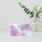 Vloeiend Visitekaartje met ventilatorventilator (Staand voorkant)