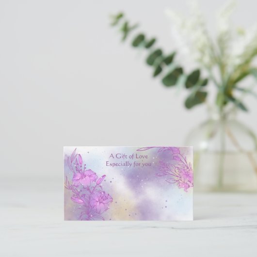 Vloeiend Visitekaartje met ventilatorventilator (Staand voorkant)