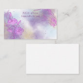 Vloeiend Visitekaartje met ventilatorventilator (Voorkant / Achterkant)