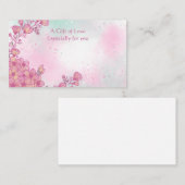 Vloeiend Visitekaartje met ventilatorventilator (Voorkant / Achterkant)