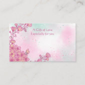 Vloeiend Visitekaartje met ventilatorventilator (Voorkant)