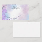 Vloeiend Visitekaartje met ventilatorventilator (Voorkant / Achterkant)