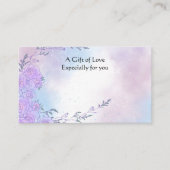 Vloeiend Visitekaartje met ventilatorventilator (Voorkant)