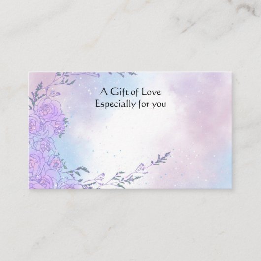 Vloeiend Visitekaartje met ventilatorventilator (Voorkant)