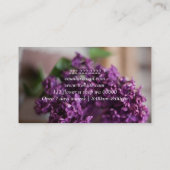 Vloeiend Visitekaartje voor aflevering via de Vloe (Achterkant)