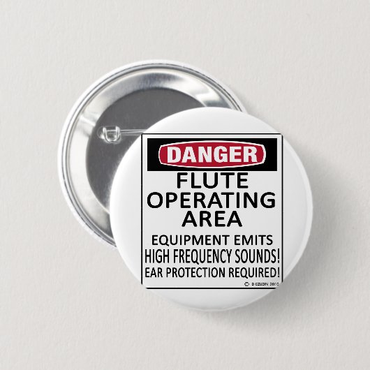 Vloeiend werkgebied ronde button 5,7 cm (Voorkant /achterkant)