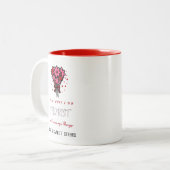 Vloeiend winkelen I Florist & Arrange Dingen Tweekleurige Koffiemok (Voorkant links)