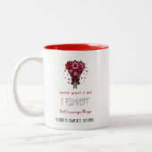 Vloeiend winkelen I Florist & Arrange Dingen Tweekleurige Koffiemok (Links)