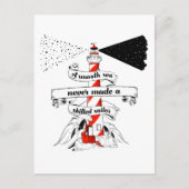 Vloeiend Zee heeft nooit een bekwame zeilvuurtoren Briefkaart (Voorkant)