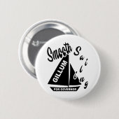 Vloeiend zeilen - GILLUM voor de gouverneur Ronde Button 5,7 Cm (Voorkant /achterkant)