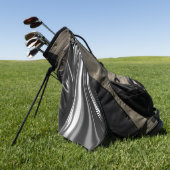 Vloeiend zilvermetaal golfhanddoek (Groen)