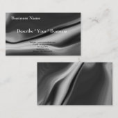 Vloeiend zwart wit Visitekaartje (Voorkant / Achterkant)