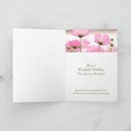 Vloeiendagse Kaart van Bouquet-pastoor (Binnen)