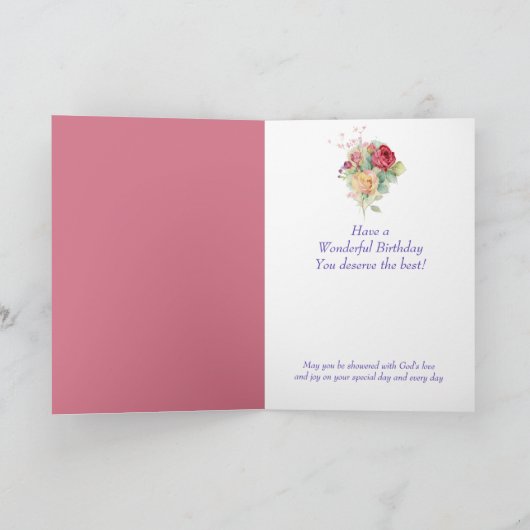 Vloeiendagse Kaart van Bouquet-pastoor (Binnen)