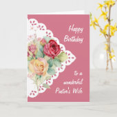 Vloeiendagse Kaart van Bouquet-pastoor (Gele Bloem)