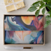 vloeiende Abstracte alcoholinkt Tissuepapier (Geschenk)