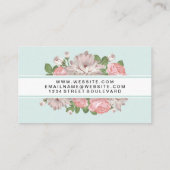 Vloeiende achtergrond visitekaartje (Achterkant)