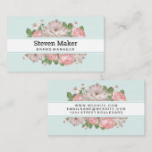 Vloeiende achtergrond visitekaartje (Voorkant / Achterkant)