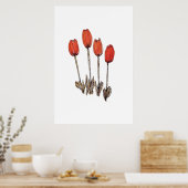 Vloeiende Art Print (Keuken)