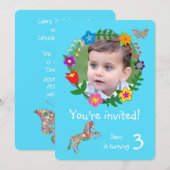 Vloeiende boeien van paardenvaten kaart (Voorkant / Achterkant)