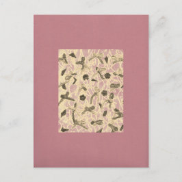 Vloeiende bogen briefkaart