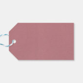 Vloeiende bogen cadeaulabel (Achterkant Horizontaal)