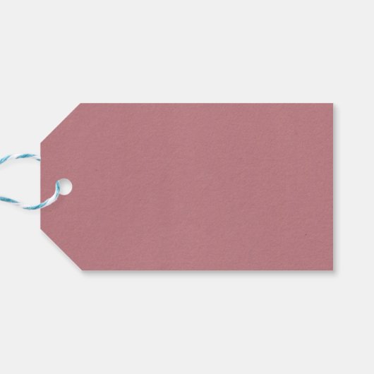 Vloeiende bogen cadeaulabel (Achterkant Horizontaal)