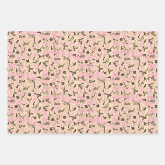 Vloeiende bogen inpakpapier vel (Voorkant)