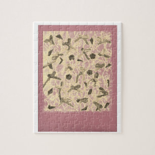 Vloeiende bogen legpuzzel