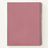 Vloeiende bogen notitieboek (Achterkant)