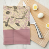 Vloeiende bogen theedoek (Quarter Fold)