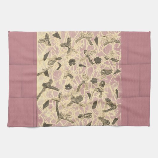 Vloeiende bogen theedoek (Horizontaal)