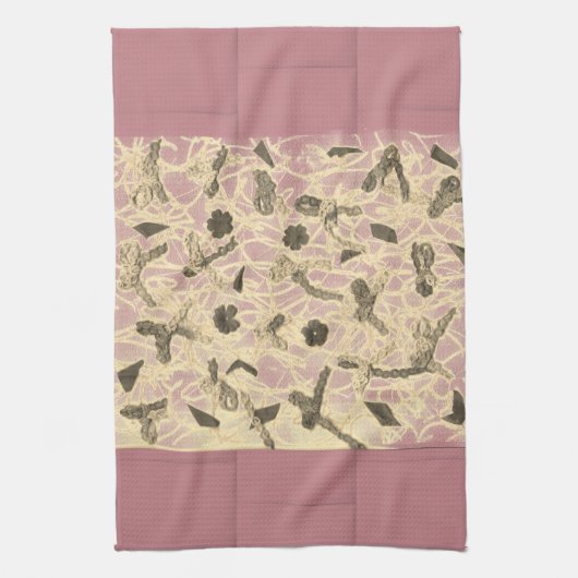 Vloeiende bogen theedoek (Verticaal)