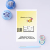 Vloeiende Bouquet Wedding Large Hershey's Wrapper Flyer (Enkel)