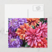 Vloeiende branden briefkaart (Voorkant / Achterkant)