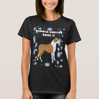 Vloeiende Collies Rock! T-shirt