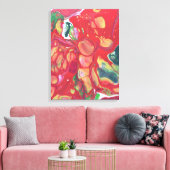 Vloeiende dromen canvas afdruk (Insitu (Woonkamer))