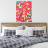 Vloeiende dromen canvas afdruk (Insitu (Slaapkamer))