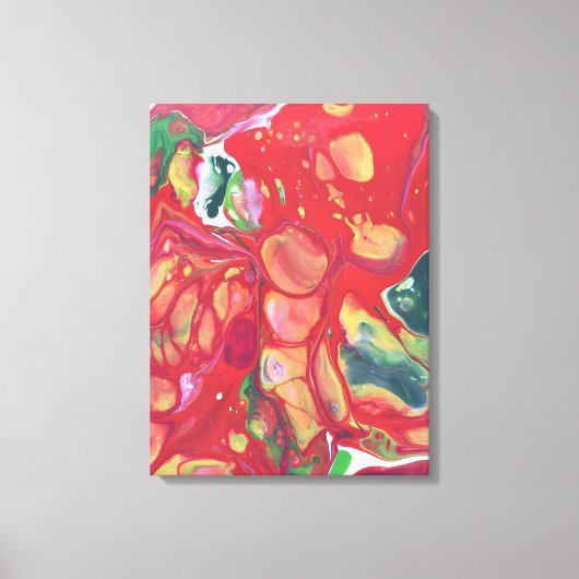 Vloeiende dromen canvas afdruk (Voorkant)