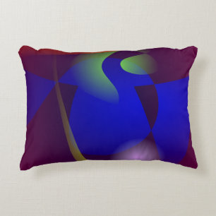 Vloeiende en Abstracte verf met wissel Accent Kussen