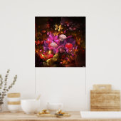 Vloeiende fantasie_poster poster (Keuken)
