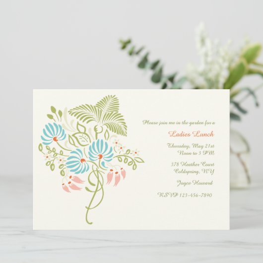 Vloeiende Fantasy-uitnodiging Kaart (Staand voorkant)