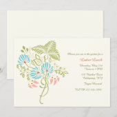 Vloeiende Fantasy-uitnodiging Kaart (Voorkant / Achterkant)