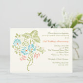 Vloeiende Fantasy-uitnodiging Kaart (Staand voorkant)