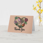 Vloeiende feiries kaart (Gele Bloem)