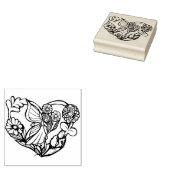 Vloeiende feiries rubberstempel (Gestempeld)