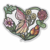 Vloeiende feiries sticker (Voorkant)