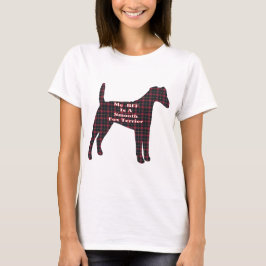Vloeiende Fox Terrier BFF-cadeautjes T-shirt