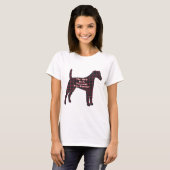 Vloeiende Fox Terrier BFF-cadeautjes T-shirt (Voorkant volledig)